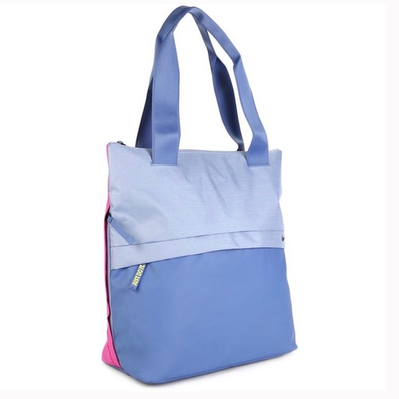 NIKE RADIATE TOTE BAG, BLUE/PINK, LARGE - Picture 6 of 8